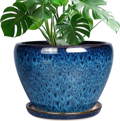 10 Inch Ceramic Planter Pot, Ceramic Plant Pot