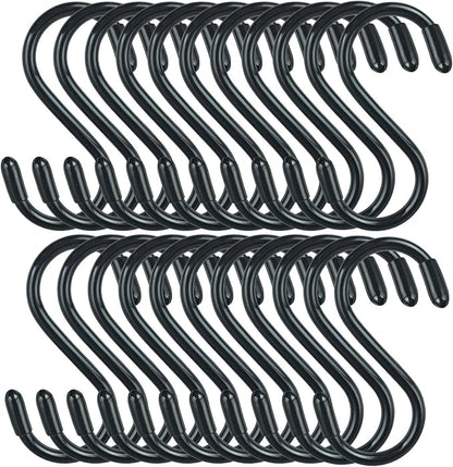 30 Pack Vinyl Coated Heavy Duty S Hooks