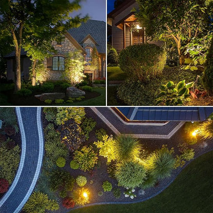 Banord Outdoor Landscape Lighting, 4 Pack Low Voltage Landscape Lighting