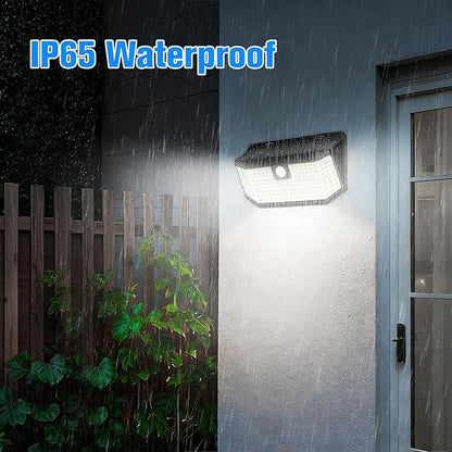 Aootek Solar Lights Outdoor 182 LEDs 2500Lm Solar Motion Sensor Lights IP65