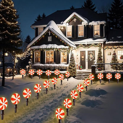 Ultimate Unicorn Christmas Lollipop Pathway Lights