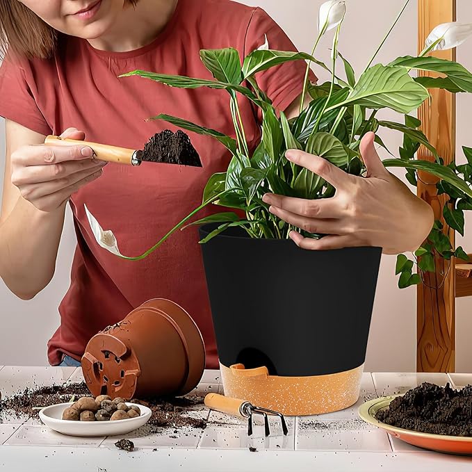 GARDIFE 10/9/8 inch Plant pots, planters