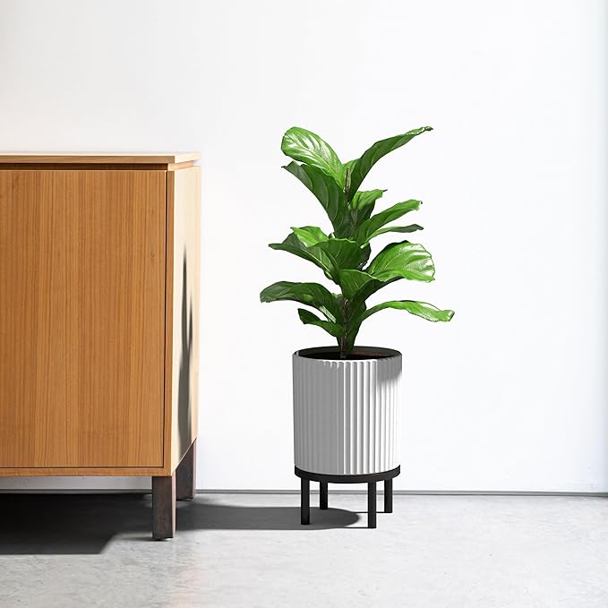Veradek Demi Series Round Planter w/Stand