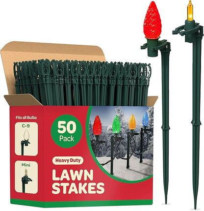 Christmas Light Yard Stakes Outdoor Light Stakes