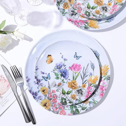 12 Piece Melamine Dinnerware Sets