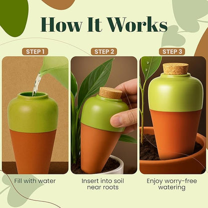 Terracotta Self Watering Planter Insert