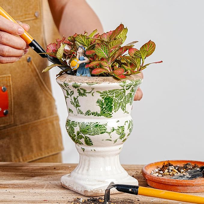 Sungmor Small Ceramic Urn Planter