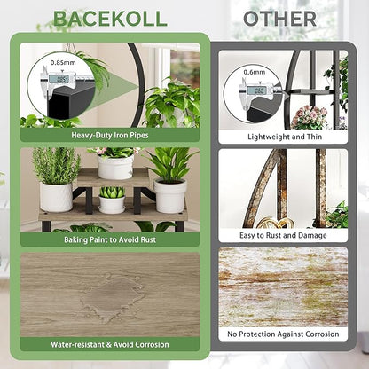 Plant Stand Indoor with Grow Lights