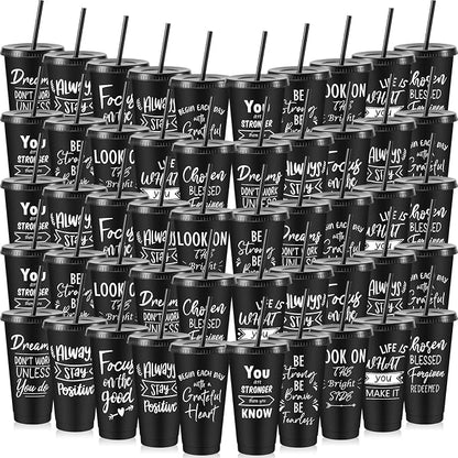Uiifan 50 Pcs Inspirational Cups Bulk