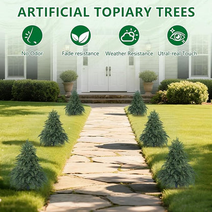 Artificial Cypress Topiary Cedar Trees