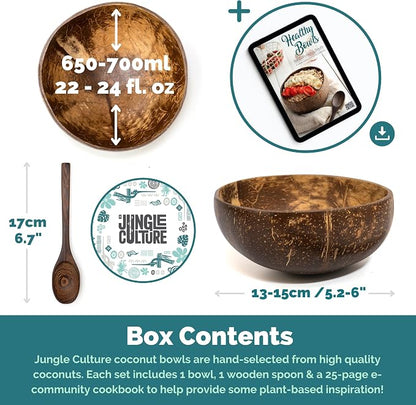 Jungle Culture 1 Coconut Bowl & Spoon