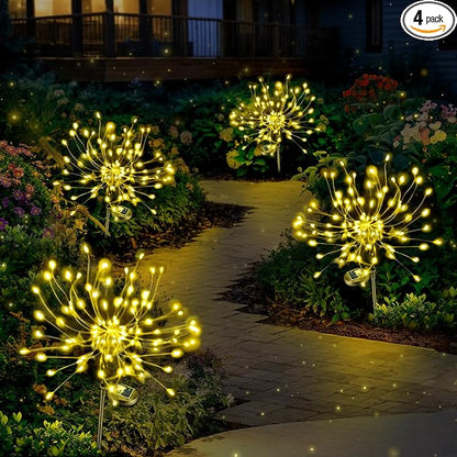 Anordsem Solar Lights Outdoor Decorative: Bendable Copper Wire