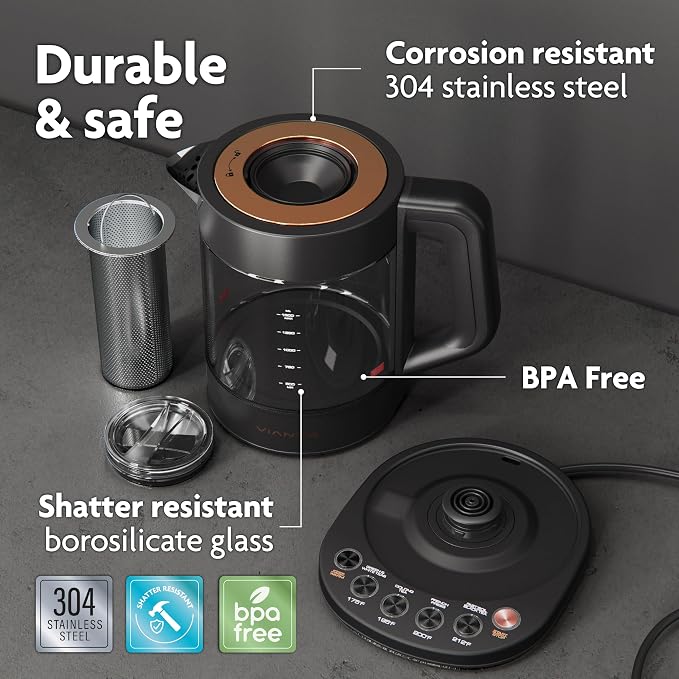 Viante Alba Electric Tea Kettle