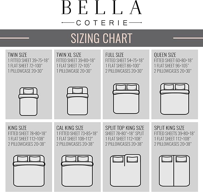 Bella Coterie Luxury Bamboo Viscose Twin Size Sheet Set | 100% Organically Grown | Ultra Soft | Cooling for Hot Sleepers | 18" Deep Pocket [Olive]