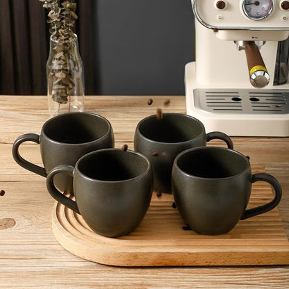 Coffee Mugs Set of 4, Ceramic Coffee Cups