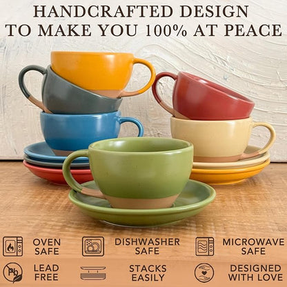 MORA Ceramic Latte Art Mug