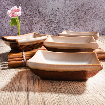 Ceramic Soy Sauce Dish Set of 4