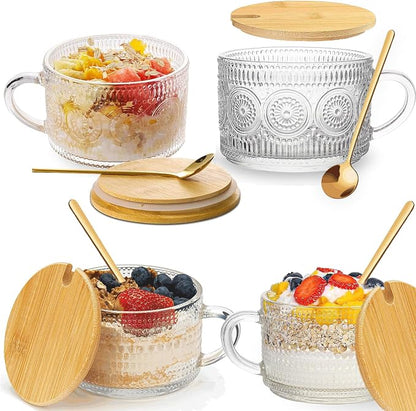 14 Oz Vintage Coffee Mugs Set, Beverages & Oats