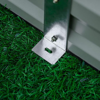 Outsunny Galvanized Raised Garden Bed,