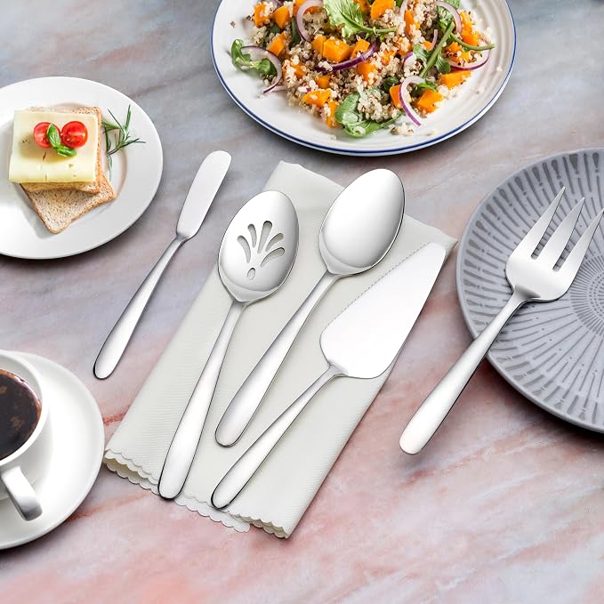 Onader 65 Piece Heavy Duty Silverware Set