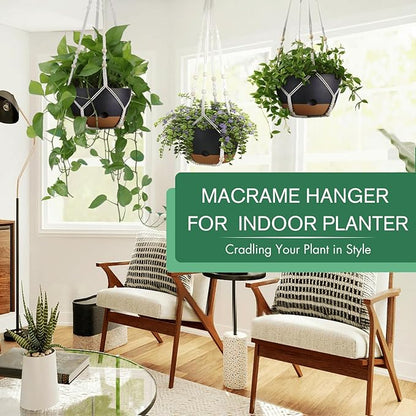 3 Pack 8/10/12 Inch Hanging Planters