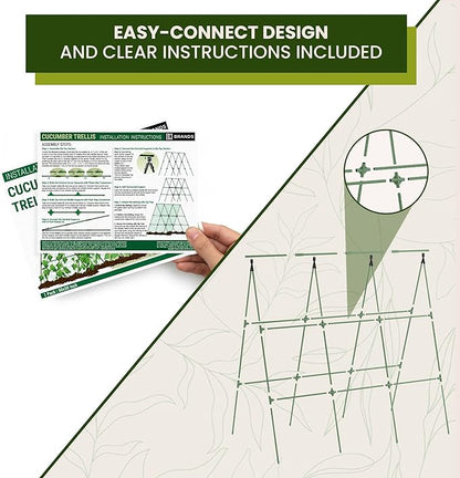 50x50 Cucumber Trellis for Raised Bed