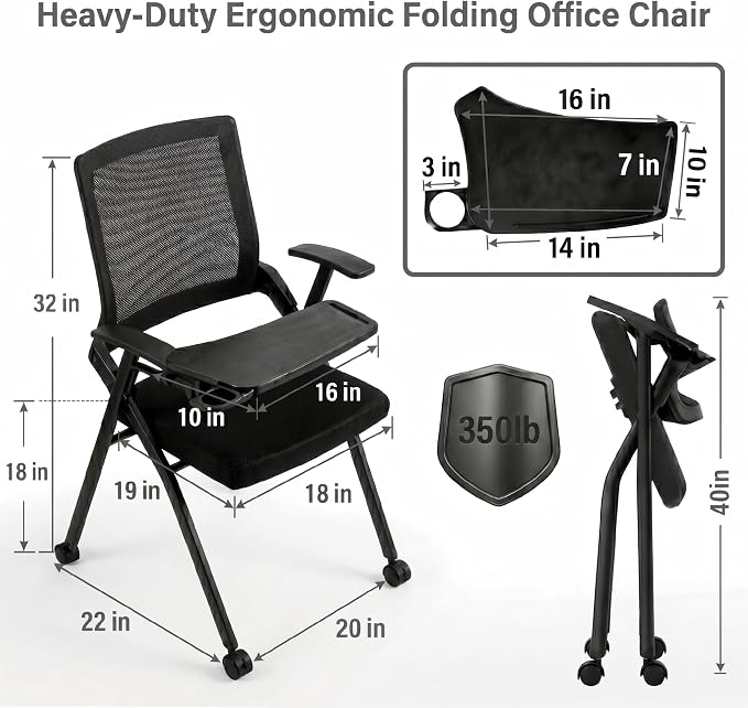 100 Pack Folding Office Chair
