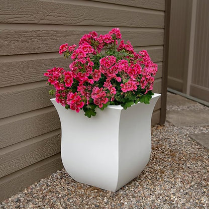 Mayne 5873-W Polyethylene Planter