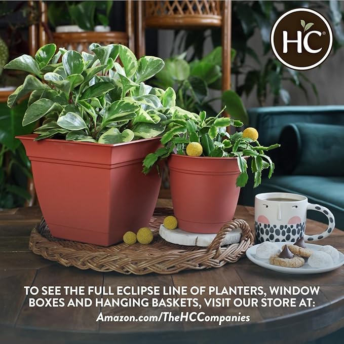 The HC Companies Eclipse Round Planter