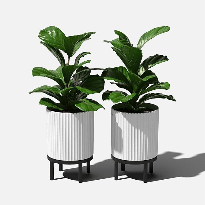 Veradek Demi Series Round Planter w/Stand