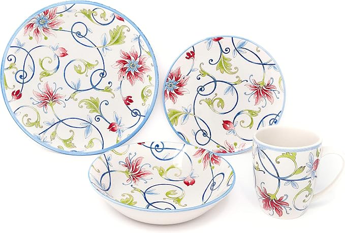 16-Piece Porcelain Dinnerware Set