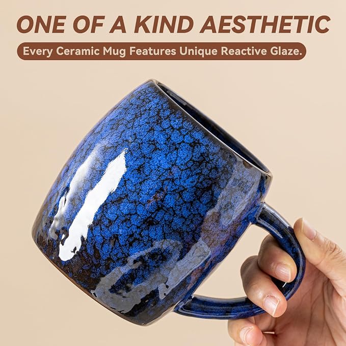 Cosmic Nebula Ceramic Coffee Mug - 21 oz Large Coffee Cup