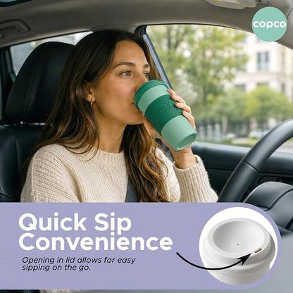 Copco Acadia 16oz Travel Mug, Ergonomic Design, Comfortable Handling