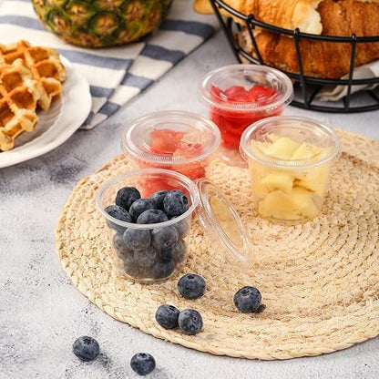 Portion Cups With Lids, 240 Sets
