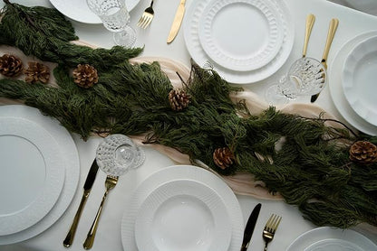 kanthea Bone China Dinner Plates, 10.5'' Ceramic Plates