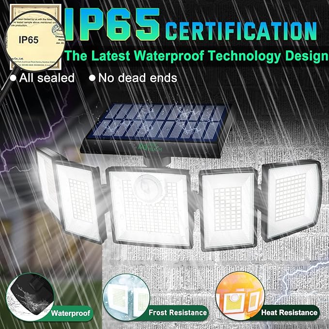 Solar Lights Outdoor Waterproof Motion Sensor
