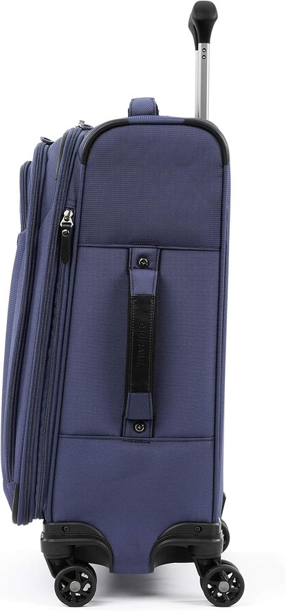 Travelpro Tourlite Softside 2-Piece Set, Expandable Luggage with 4 Spinner Wheels, Lightweight Suitcase, 21" Carry-On, 29 Check Large, Blue