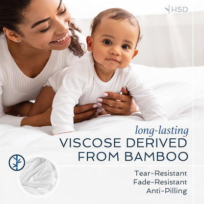 Hotel Sheets Direct 4 Piece Bed Sheet Set California King Size, 100% Viscose Derived from Bamboo Sheets Set with 2 Pillowcases, Cooling & Breathable Luxury Bedding, Moisture-Wicking & Silky, Burgundy