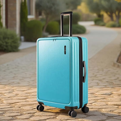 Luggage Sets 2 Piece, 24 Inch Suitcase and 28 Inch Luggage with Spinner Wheels, Durable Hard Shell Suitcase Set, Expandable Travel Suitcases with Wheels, Teal