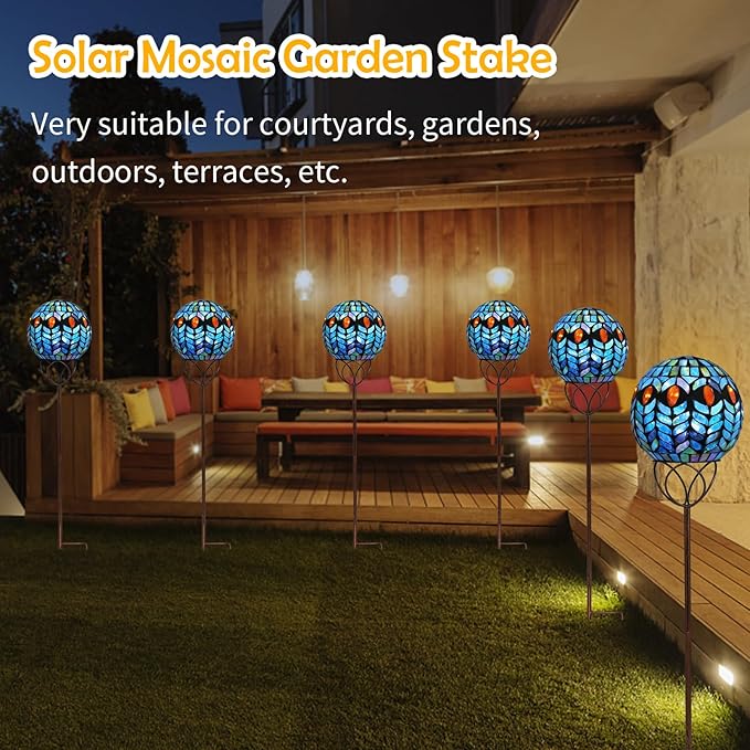 Afirst Solar Outdoor Garden Lights Decorative