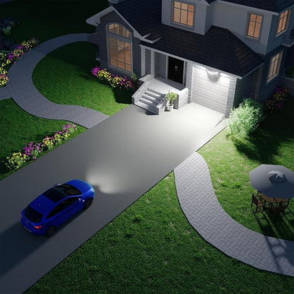 Olafus 130W Flood Light Outdoor, Switch Controlled 13000LM LED Security Light