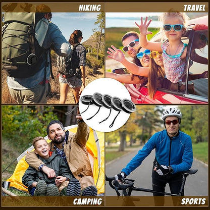 12 Pcs Silicone Collapsible Cup 7.04 oz Folding Camping Travel Collapsible Coffee Cup Portable Reusable Expandable Drinking with Lids for Outdoor Hiking