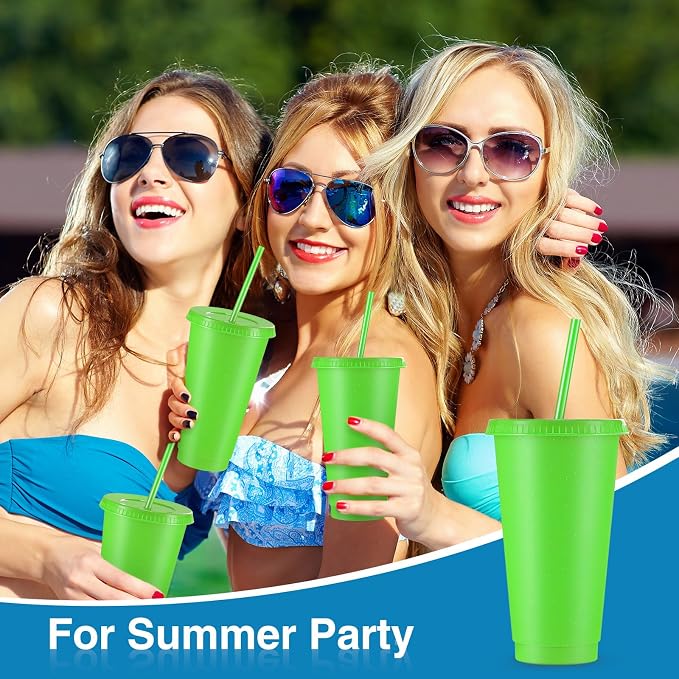 Amyhill 24 Pcs Reusable Cups