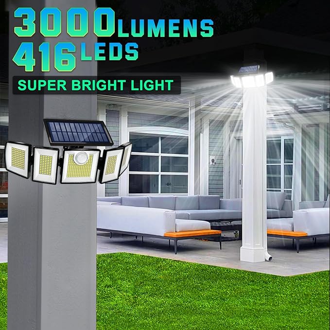 Solar Lights Outdoor Waterproof Motion Sensor
