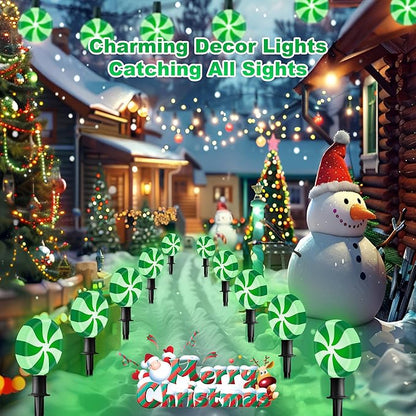 Ultimate Unicorn Christmas Lollipop Pathway Lights