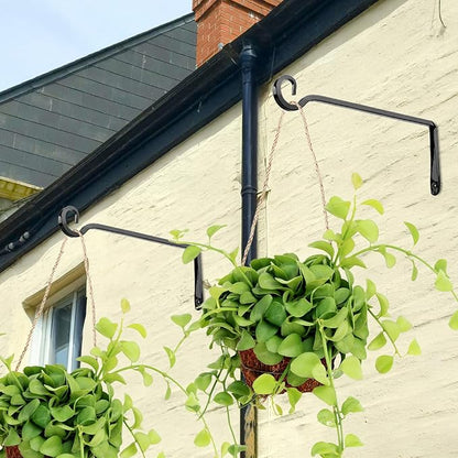 Metal Hanging Plant Hooks, 2 Pack 10 Inch Wall Hooks
