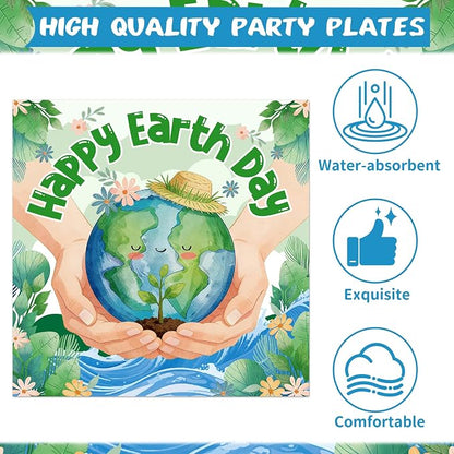 Rakuto Happy Earth Day Decorations, Environmental Protection Themed Decor