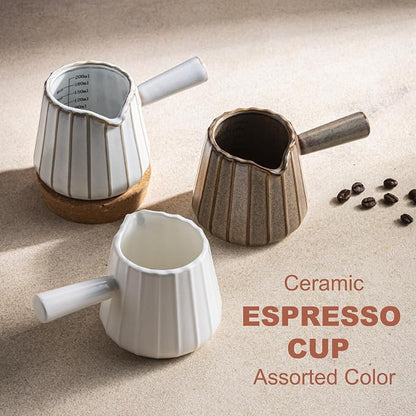 Ceramic Espresso Cups, Espresso Measuring Cup