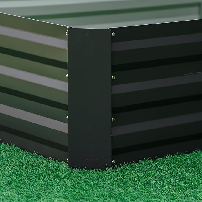 Outsunny Galvanized Raised Garden Bed,
