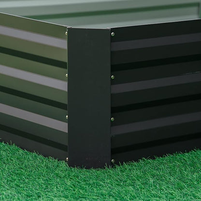 Outsunny Galvanized Raised Garden Bed,
